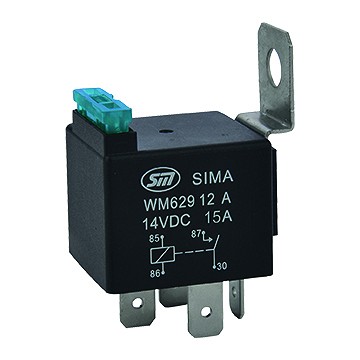 Relee kaitsmega 12V 15A 4-PIN