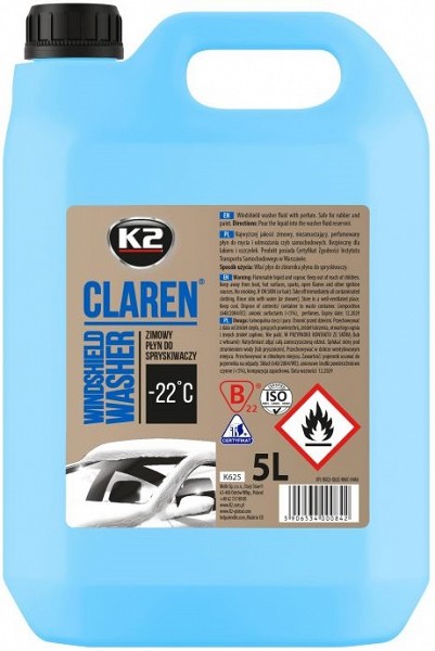 Klaasipesuvedelik nanoosadega -22°C (etanool) 5L