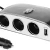 Sigaretisüütaja jagaja 3-pesa + USB 1A