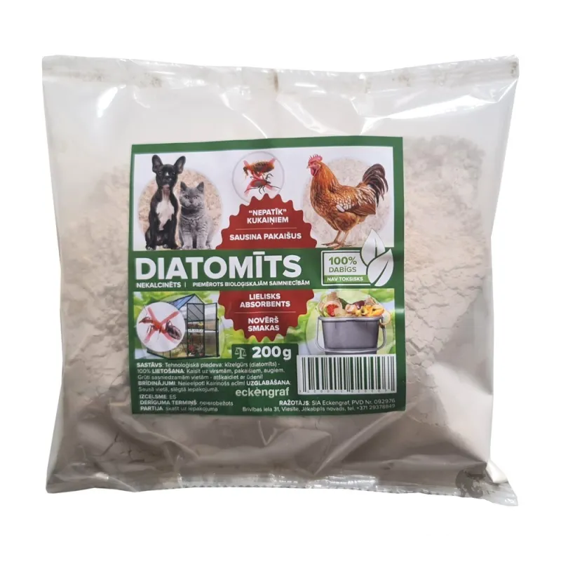 Parasiiditõrje Diatomits 200g