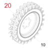 Pakkeri rehv 210/95-24 12PR AS-08 Focus 00330812 HORSCH