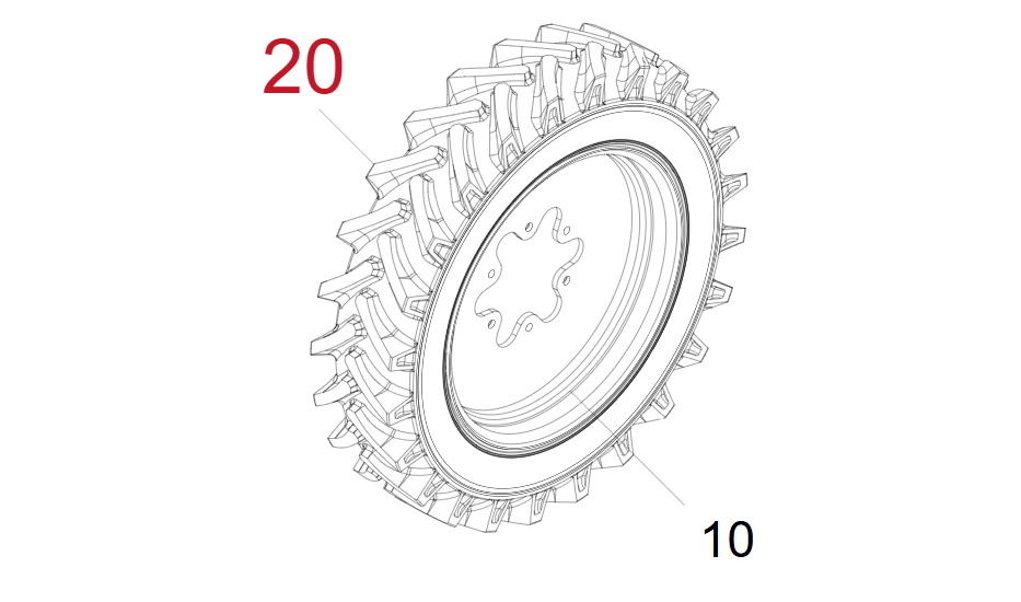 Pakkeri rehv 210/95-24 12PR AS-08 Focus 00330812 HORSCH