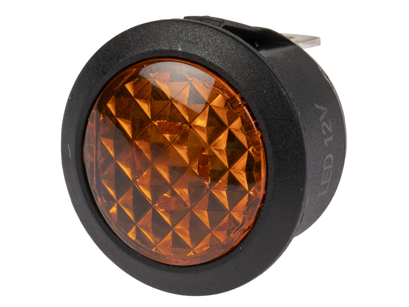 Indikaatorlamp LED oranž 12V