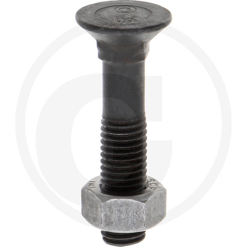 Adrapolt+mutter M12x60 10.9 (nelikant, 24mm)