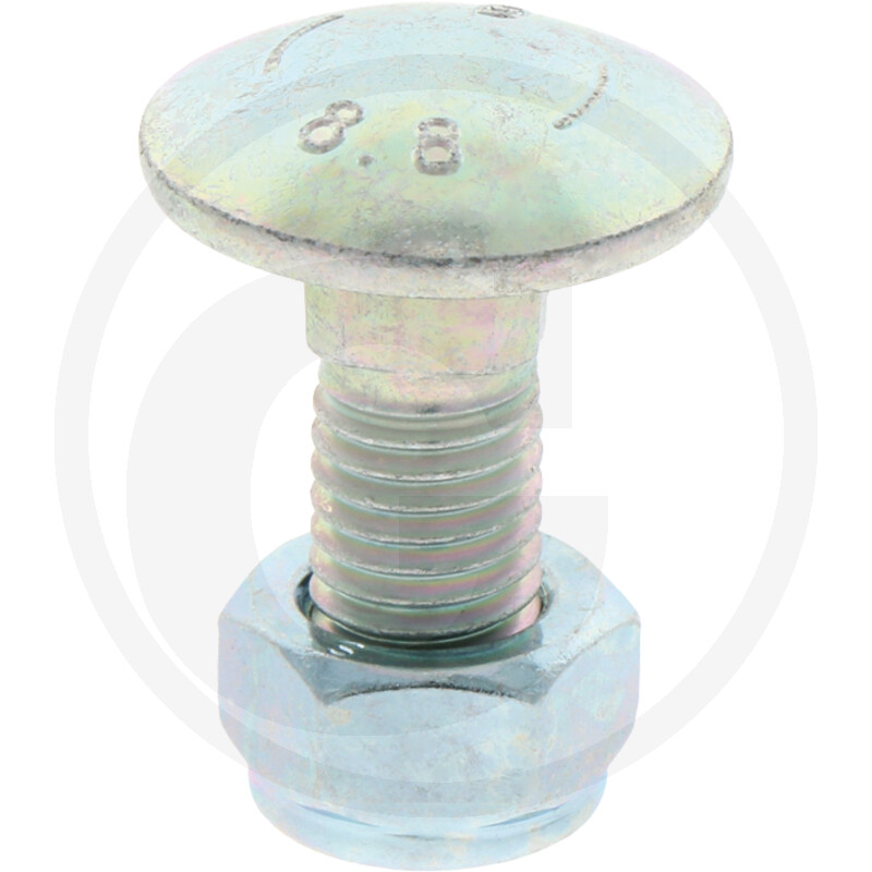 Polt + mutter M12x30 8.8 GRANIT