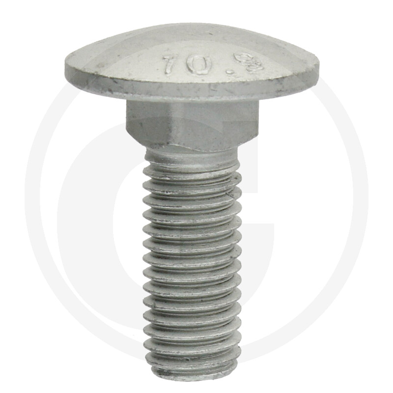 Polt+mutter M12x35 10,9 nelikant