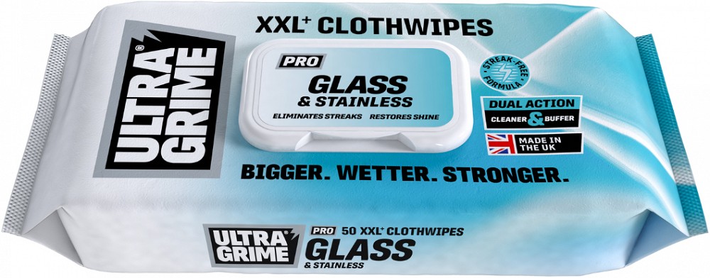 Puhastuslapid klaas & roostevaba 50tk