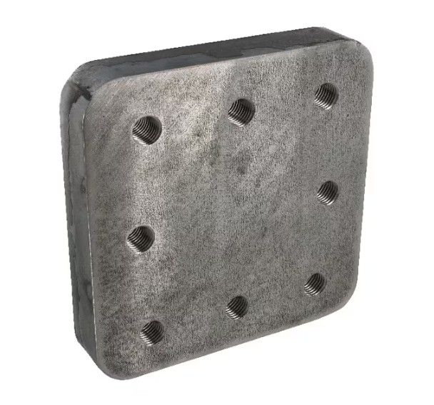Plaat 110x100mm 8xM16