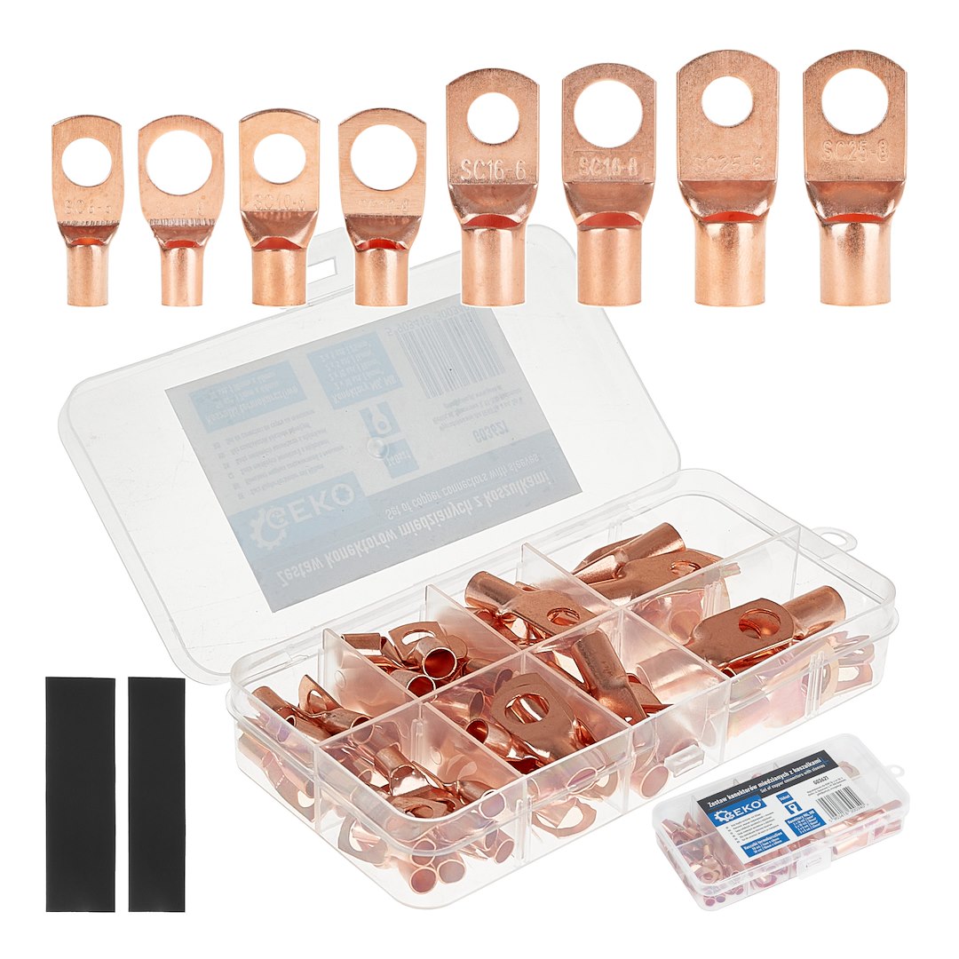 Kaablikingade komplekt 140-osa GEKO