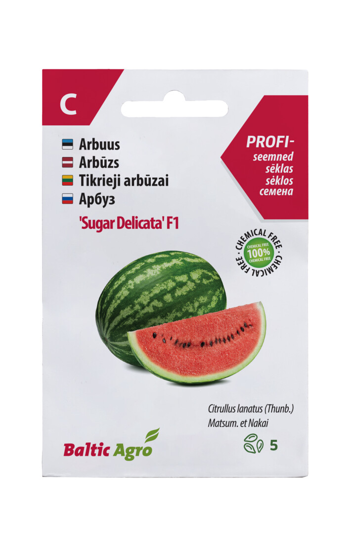 Arbuus Sugar Delicata F1, 5s