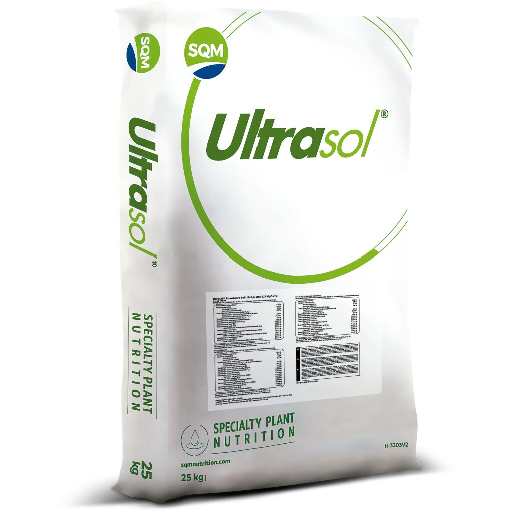 Maasikaväetis Ultrasol 14-6,4-25  25kg